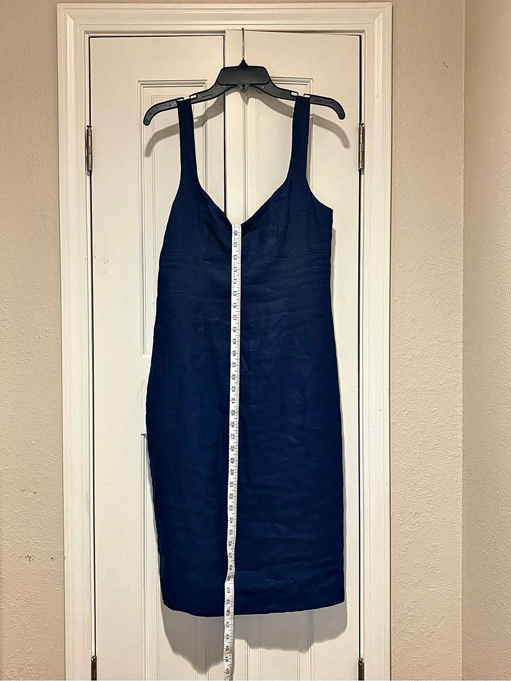 Reformation Midi Bodycon Dress in Blue Size 6 Like New - Picture 2 of 8